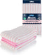 MINKY M CLOTH SUPER SOAK UP TEA TOWELS 2 P/K - PINK. TE78300107