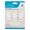 Removable Oval Hooks - ASHLEY TRANSPARENT 3/PK RH501