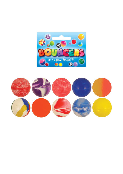 Bouncy Jet Balls - Perfect for Party Bags, Pack of 10 - T27076