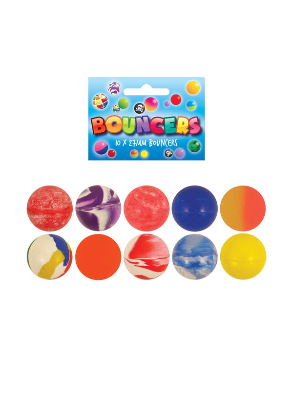 Bouncy Jet Balls - Perfect for Party Bags, Pack of 10 - T27076