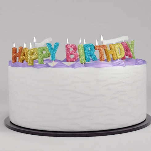 QUICKLIGHT MAGICAL CHAIN HAPPY BIRTHDAY CANDLE. CR-93238