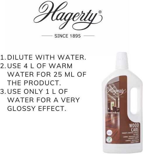 Wood Floor Cleaner - HAGERTY WOOD FLOOR CARE 1L A116326