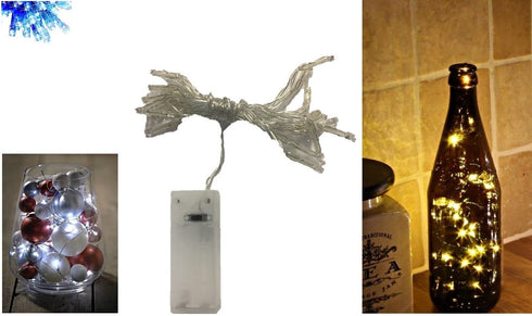 BLUE BATTERY OPERATED 20 LED STRING. BML88840_BLUE