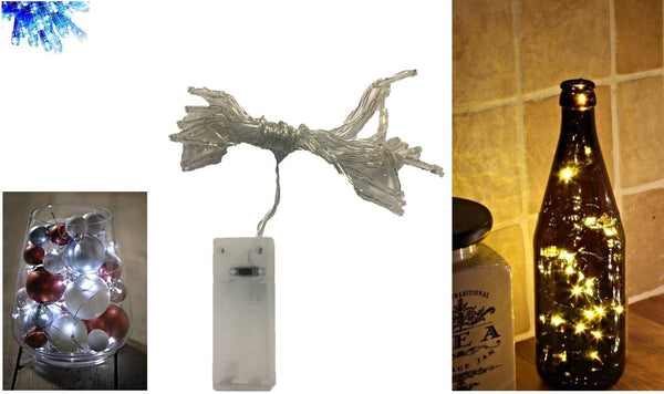 BLUE BATTERY OPERATED 20 LED STRING. BML88840_BLUE