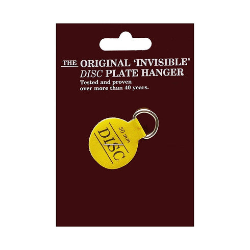 Adhesive Plate Hanger 30mm - Invisible Disc for Secure Hanging
