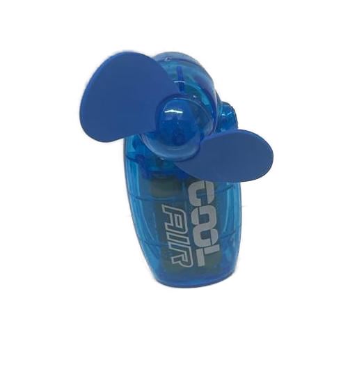 STATUS 2.5 INCH HAND HELD MINI FAN ASSORTED COLOUR WITH BATTERIES. MIXCHHFANSX12