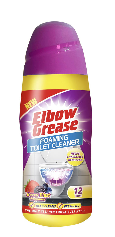ELBOW GREASE BERRY BLAST FOAMING TOILET CLEANER 500GM. EG88