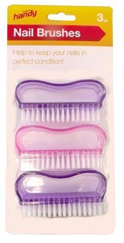 LISSEAU PLASTIC NAIL BRUSH 3/PK. OL323518