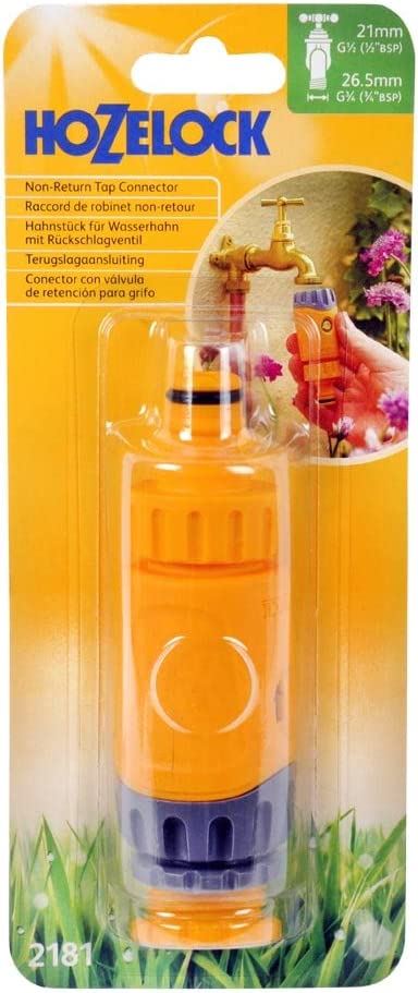 Outdoor Tap Connector - HOZELOCK NON RETURN 2181P9000