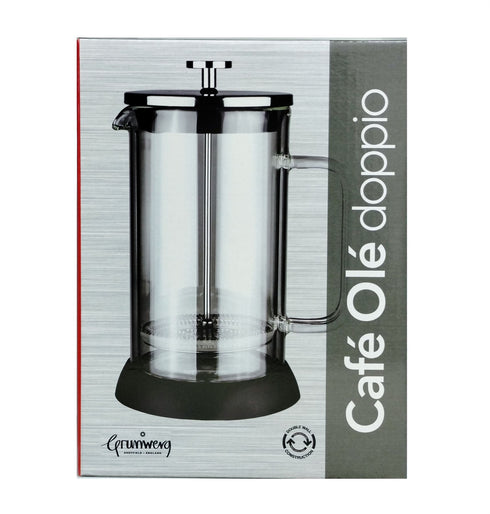 Cafetiere Coffee Maker - GRUNWERG CAFE OLE DOPPIO 6 Cup 800ML