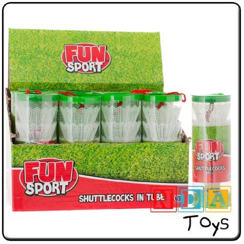 Badminton Shuttlecocks - FUN SPORT 4-Pack 1394513