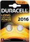 CR2016 Coin Batteries - DURACELL DL2016 Lithium 2-Pack