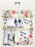 WOODEN PEG MEMO BOARD WITH HEART FLOWER. TF0066
