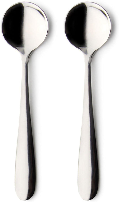 GRUNWERG WINDSOR SALT SPOONS SET OF 2. 2SLTSWDR/C 2SLTSWSR/C