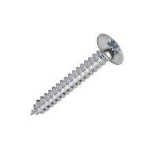 Self Tapping Screws Pozi Pan BZP 6x1/2' Pack of 40 - 72186