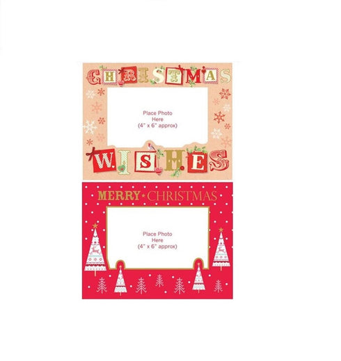TRADITIONAL CHRISTMAS DESIGN FAMILY FRIENDS PHOTO FRAME 8/PK. SNKU_1