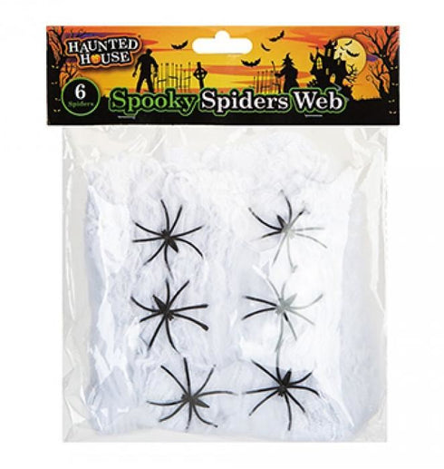 HAUNTED HOUSE JUMBO SPOOKY SPIDERS WEB. PI976043
