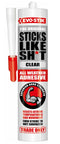 All Weather Adhesive - EVOSTIK Sticks Like Sh*t Clear 290ml
