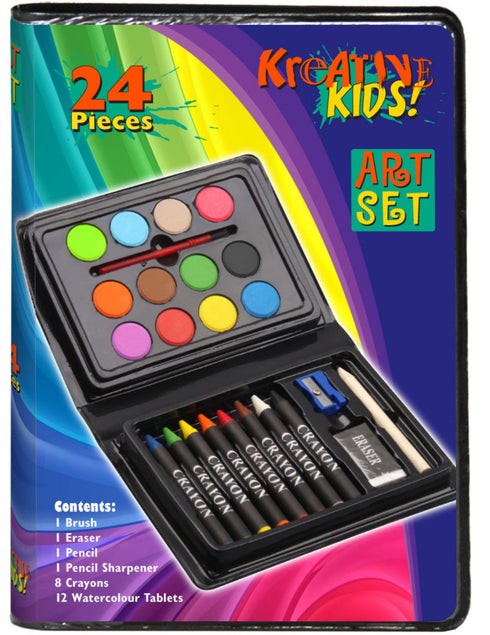 Art Set for Kids - 24 PCS in Display Box TY9660