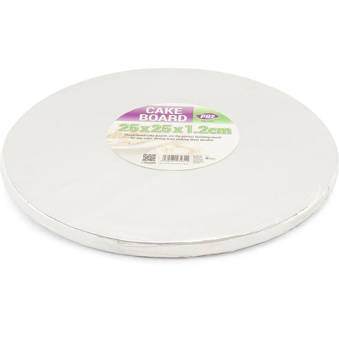 Silver Cake Board - 10 Inch Round Pack of 5 | PPS93231