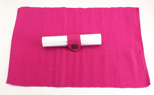 Pink Table Placemats - Cotton Party Decoration SW2216