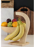 Rubberwood Banana Hanger - Natural Wood AP6022