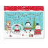 18 PCS CUTE CHRISTMAS PAPER TABLEWARE SET (6 PLACEMATS - 6 COASTERS & 6 CUTLERY HOLDERS). XPAMAT