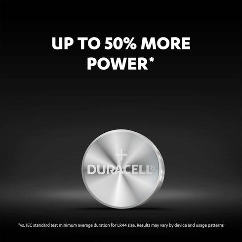 LR44 Button Cell Batteries - DURACELL AG13 357 A76 2/PK