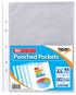 A5 Punched Pockets - TIGER 100 Pack T301829 Durable Storage