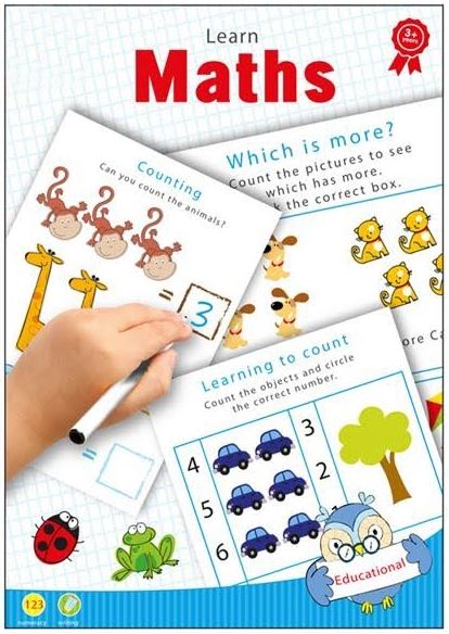Wipe-Clean Math Worksheets - Learn Mathematics with Ease – toysgifts