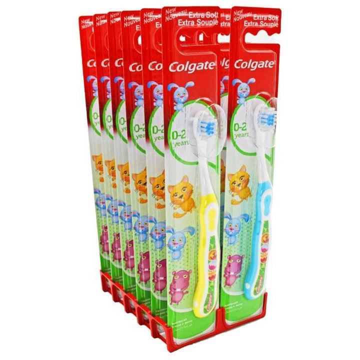 Toddler Toothbrush Pack - COLGATE KIDS 0-2, 12 Units | COLK02 – toysgifts